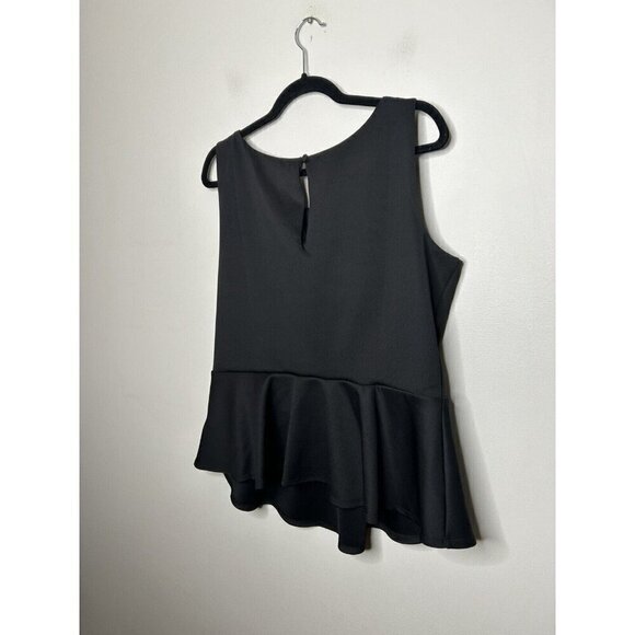 Bijou Bisou Black Yellow Gems Sleeveless Tank Top Formal Business Size XL NWT - Picture 6 of 11